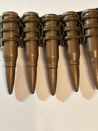 Cinturón Balas Plástico Disfraz Militar