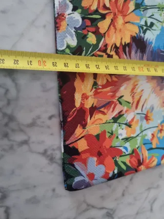 Funda para libro con gatito y flores
