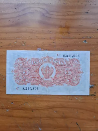 Billete 5 Pesetas Banco de España 1937