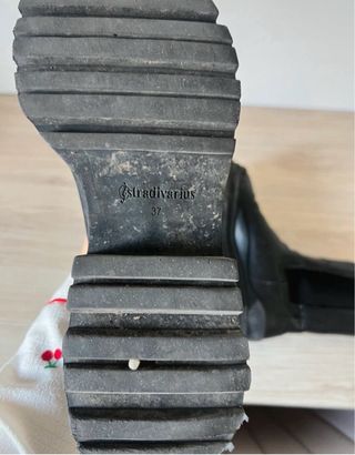 Botas militares negras plataforma