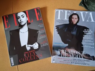 REVISTAS ELLE Y TELVA 2025 DICIEMBRE