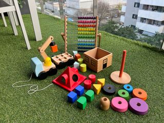 Pack 4 Juguetes Madera Ikea