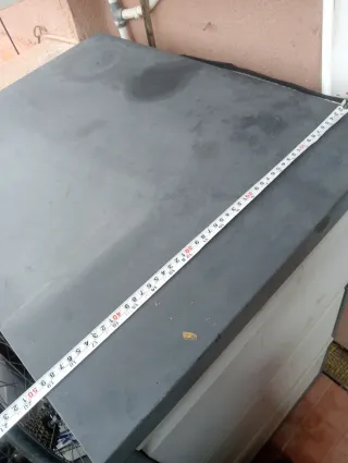 Armario archivador metálico beige y gris