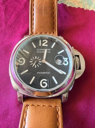 Reloj Panerai Luminor Marina Negro/Plata