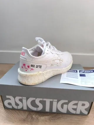 Zapatillas Asics Gel Lyte Mujer Talla 37'5 blancas