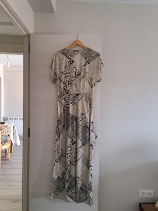 Vestido largo Oysho estampado S