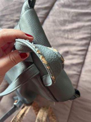 Mochila azul Stradivarius