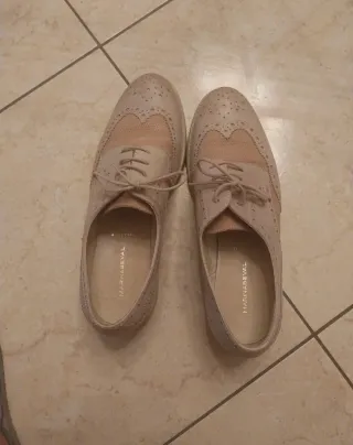 Scarpe MARINASEVAL beige con lacci