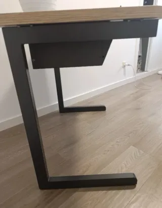 Mesa estudio madera y metal