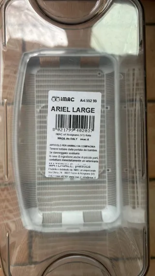 Acquario plastica trasparente Ariel