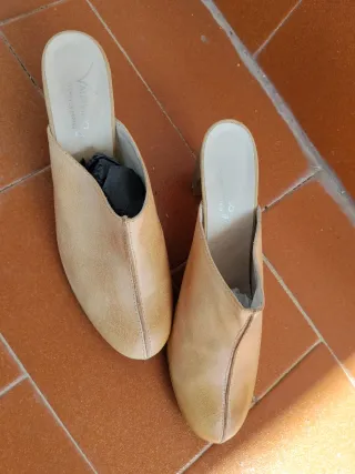 Zapatos Valdivies Mujer Beige/Marrón