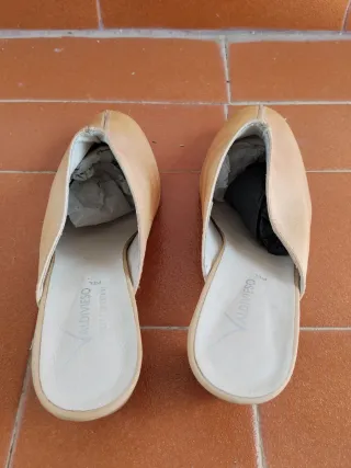 Zapatos Valdivies Mujer Beige/Marrón