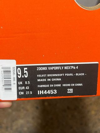 Nike Vaporfly 4ª Gen zoomx