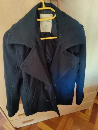 Abrigo azul marino talla S
