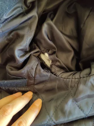 Abrigo azul marino talla S