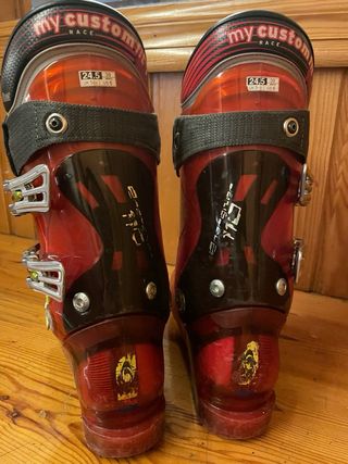 Botas de esquí Salomon rojas