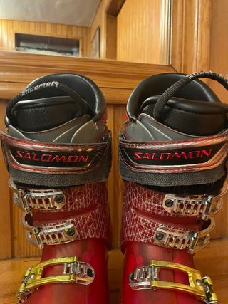 Botas de esquí Salomon rojas