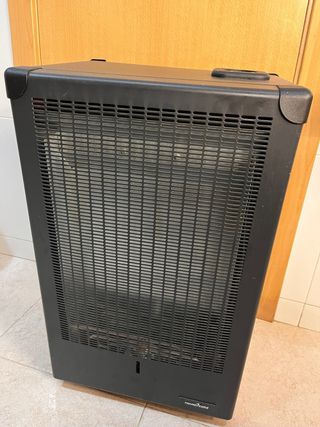 Estufa de gas Nevercold negra