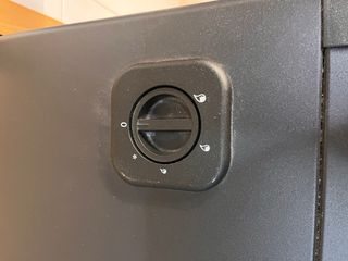 Estufa de gas Nevercold negra