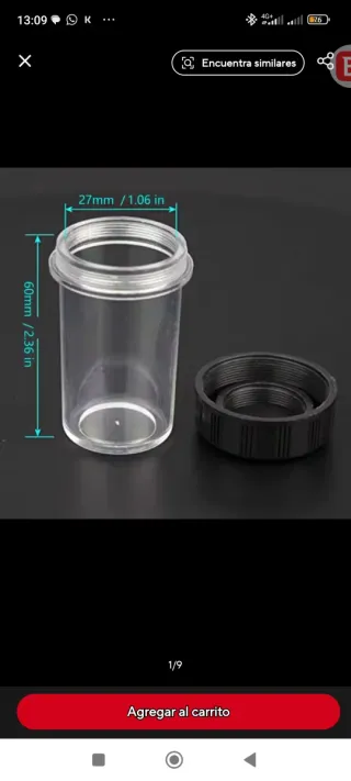 Estuches portaobjetivos microscopio