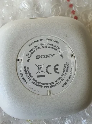 Auricolari Sony Wireless Bianchi e Grigi