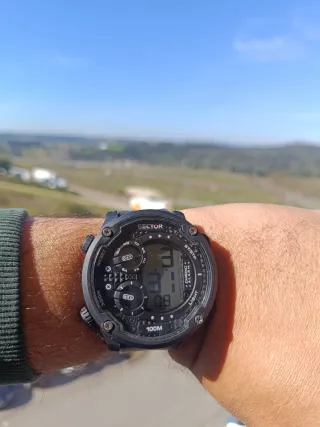 Relógio Sector Expander Preto