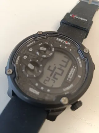 Relógio Sector Expander Preto