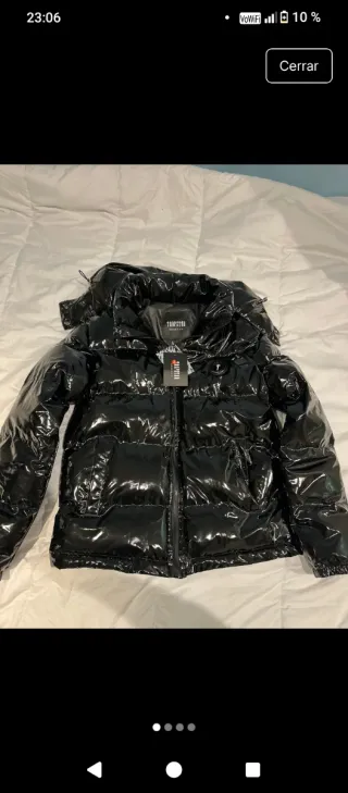 Abrigo Trapstar Negro Brillante