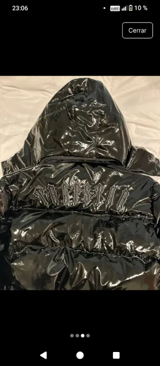 Abrigo Trapstar Negro Brillante