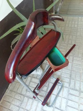 Galán de Noche Madera y Metal