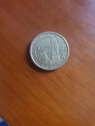 Moneda 10 Euro Cent 2002