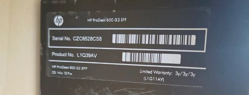 HP ProDesk 600 G2 SFF Desktop afbeelding 4