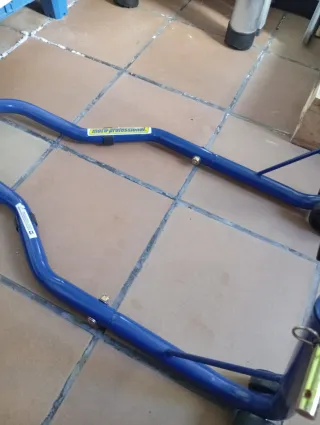 Caballete Moto Profesional Azul