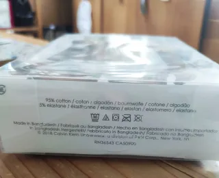 Calvin Klein 3 boxers talla L SIN DESEMBALAR