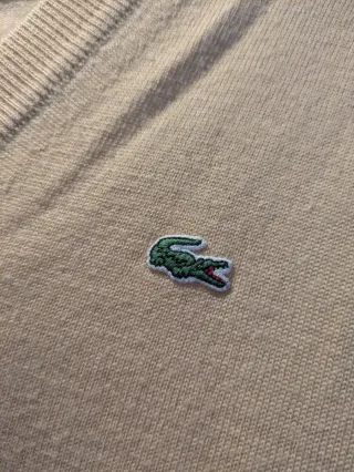 Jersey Lacoste Beige Punto V