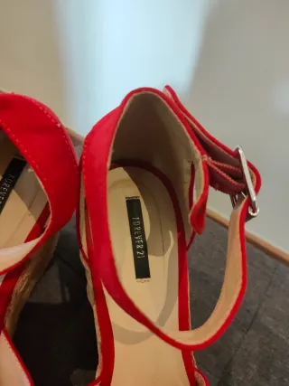 Sandalias cuña cuerda Forever 21