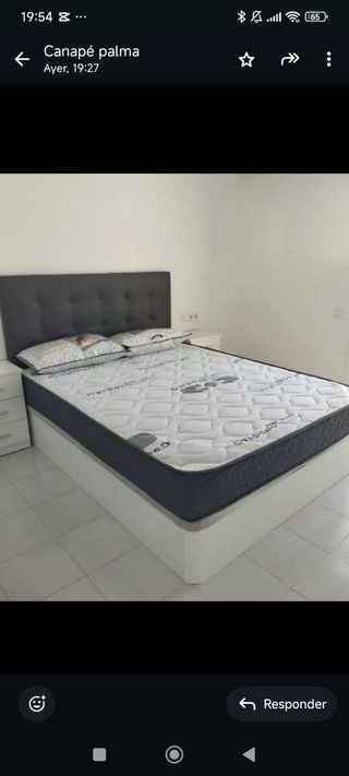 Colchón Ortopédico con Base de Cama