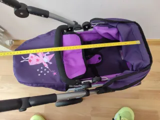 Carrito de muñeca morado