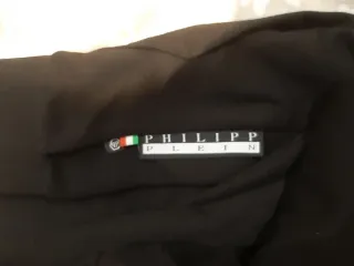 Felpa Philipp Plein nera con zip