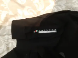 Felpa Philipp Plein nera con zip