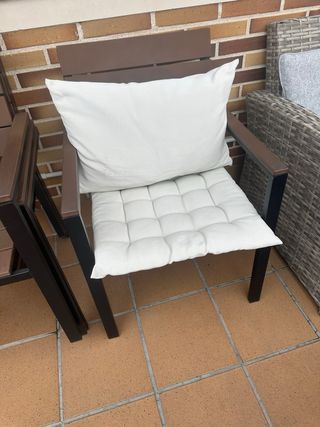 Mesa exterior terraza gratis  y 6 sillas de jardín