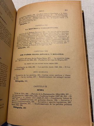 Libro antiguo de 1916 de Historia politica europa
