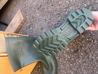 Botas de goma verdes