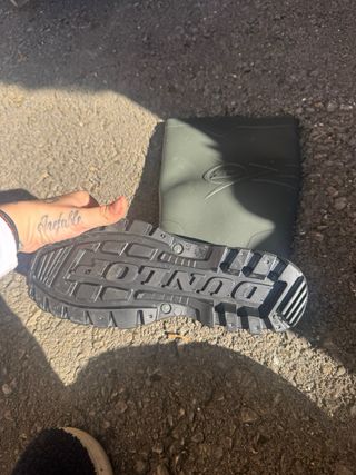 Botas de goma verdes