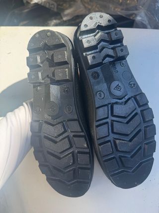 Botas de goma verdes