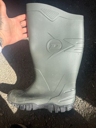 Botas de goma verdes