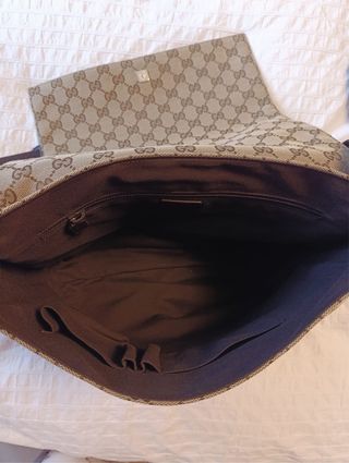 Bandolera Gucci Beige/Marrón Unisex