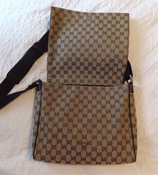 Bandolera Gucci Beige/Marrón Unisex