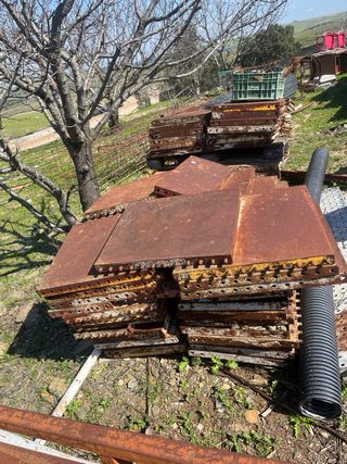 Material de construcción oxidado