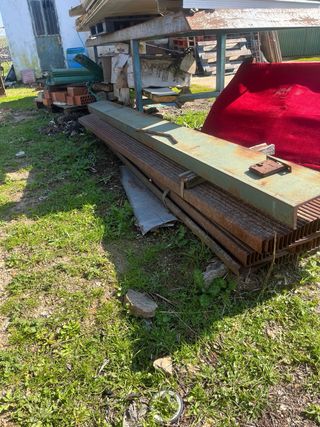 Material de construcción oxidado